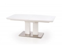 Rozkladací jedálenský stôl Lorenzo - biely lesk