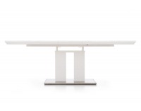 Rozkladací jedálenský stôl Lorenzo - biely lesk