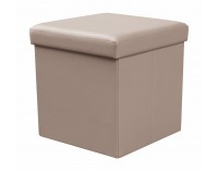 Taburetka s úložným priestorom Moly - cappuccino