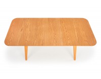 Rozkladací jedálenský stôl Orchid - dub medový / béžová