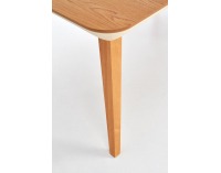 Rozkladací jedálenský stôl Orchid - dub medový / béžová