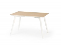 Jedálenský stôl Petrus - buk / biela