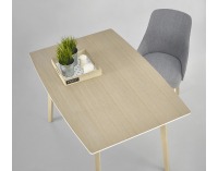 Jedálenský stôl Petrus - dub sonoma / biela