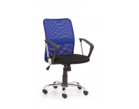 Kancelárska stolička s podrúčkami Tony - modrá / čierna