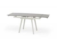 Sklenený rozkladací jedálenský stôl Turion - svetlobéžová / khaki