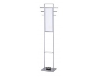 Vešiak so zrkadlom W37 - chróm