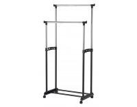 Pojazdný vešiak WU-10 - čierna / chróm