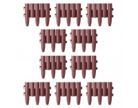 Obruba trávnika / záhradný plôtik (10 ks) Hansi New - hnedá