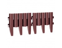 Obruba trávnika / záhradný plôtik (10 ks) Hansi New - hnedá