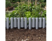 Obruba trávnika / záhradný plôtik (10 ks) Hansi New - sivá