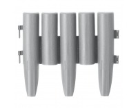 Obruba trávnika / záhradný plôtik (10 ks) Hansi New - sivá