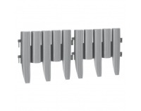 Obruba trávnika / záhradný plôtik (10 ks) Hansi New - sivá