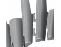 Obruba trávnika / záhradný plôtik (10 ks) Hansi New - sivá