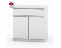 Dvojdverová komoda Hany 007 - biela