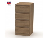 Zásuvková komoda Hany 009 - bardolino tmavé