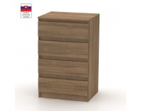Zásuvková komoda Hany 014 - bardolino tmavé