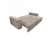Rozkladacia pohovka s úložným priestorom Harpera Big Sofa - sivobéžová (taupe)