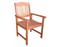 Drevená záhradná stolička 88288 - meranti