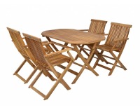 Drevený záhradný set Basic Set 4 - akácia