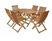 Drevený záhradný set Basic Set 6 - akácia