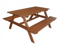 Drevený záhradný set Bier Set - meranti