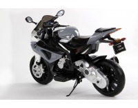 Detská elektrická motorka BMW S1000RR - sivá
