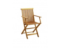 Drevená záhradná stolička (2 ks) C003AGF - akácia