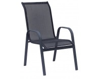 Záhradná stolička HFC010 - sivá
