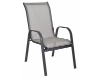Záhradná stolička HFC019 - sivá