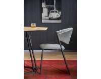 Jedálenský stôl Herman - prírodná / čierna