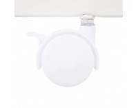 Viacúčelový regál s košíkmi na kolieskach Hermes - biela