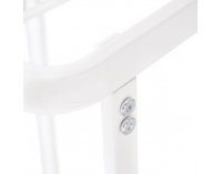 Viacúčelový regál s košíkmi na kolieskach Hermes - biela