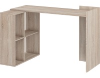 Rohový písací stôl Heros - sonoma svetlá
