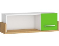 Univerzálna polica Hey HEY-22 - dub artisan / biela / zelená