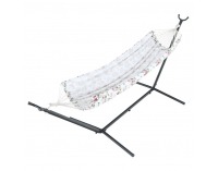 Hojdacia sieť Havana 145x200 cm - vzor kvety