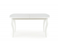 Rustikálny rozkladací jedálenský stôl Horacy - biela