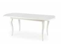 Rustikálny rozkladací jedálenský stôl Horacy - biela