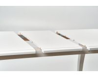 Rustikálny rozkladací jedálenský stôl Horacy - biela