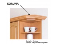 Horná kuchynská skrinka Lora MDF New W40/735 P - jelša