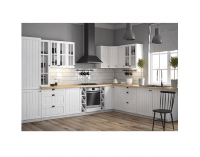 Horná kuchynská skrinka Provance W40S L - biela / sosna andersen