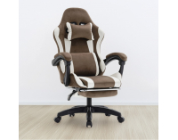 Herné kreslo Hospo - hnedá / biela