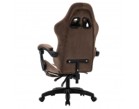 Herné kreslo Hospo - hnedá / biela