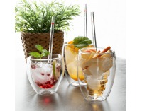 Termo pohár (2 ks) Hotcold Typ 17 250 ml - priehľadná