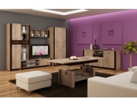 Komoda Hugo HUG-03 - sonoma svetlá / sonoma tmavá