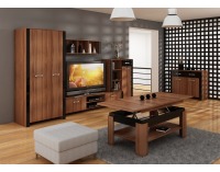 PC stôl Hugo HUG-01 - slivka / čierny lesk