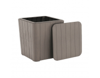 Záhradná truhlica Iblis - sivá