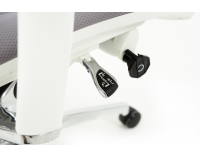 Kancelárska stolička s podrúčkami Iko WT - sivá / biela / chróm