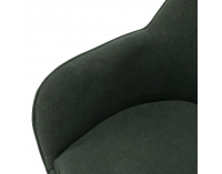 Jedálenské kreslo Ilkom - zelená / čierna