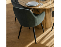 Jedálenské kreslo Ilkom - zelená / čierna