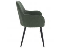 Jedálenské kreslo Ilkom - zelená / čierna